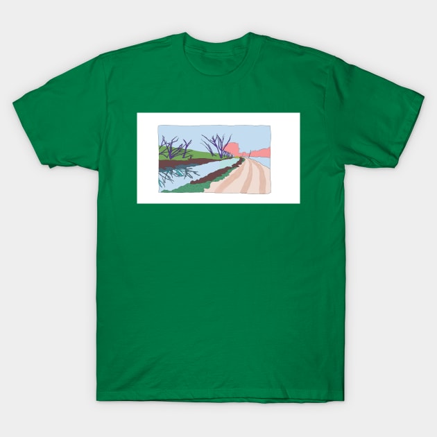 The River T-Shirt by GavinMorris